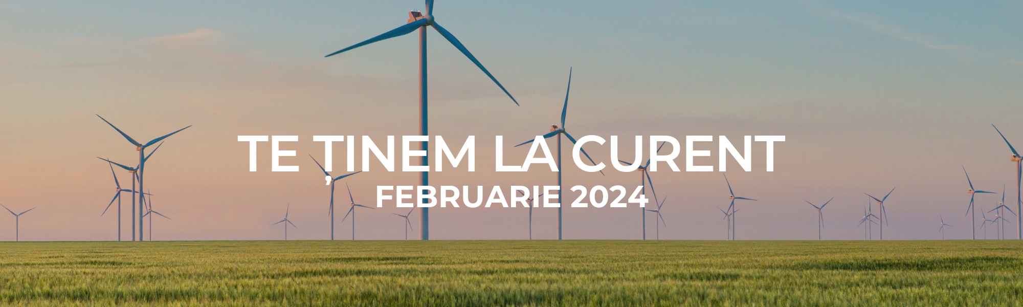 Te tinem la curent februarie 2024